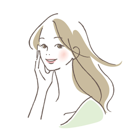 若く、明るい印象になりたい